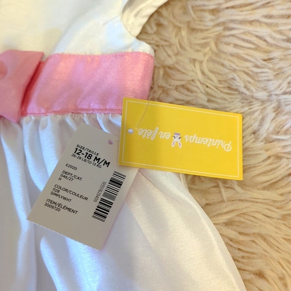 NWT Gymboree Short Sleeve Ribbon Striped Dress, 12-18 Months - Picture 6 of 11